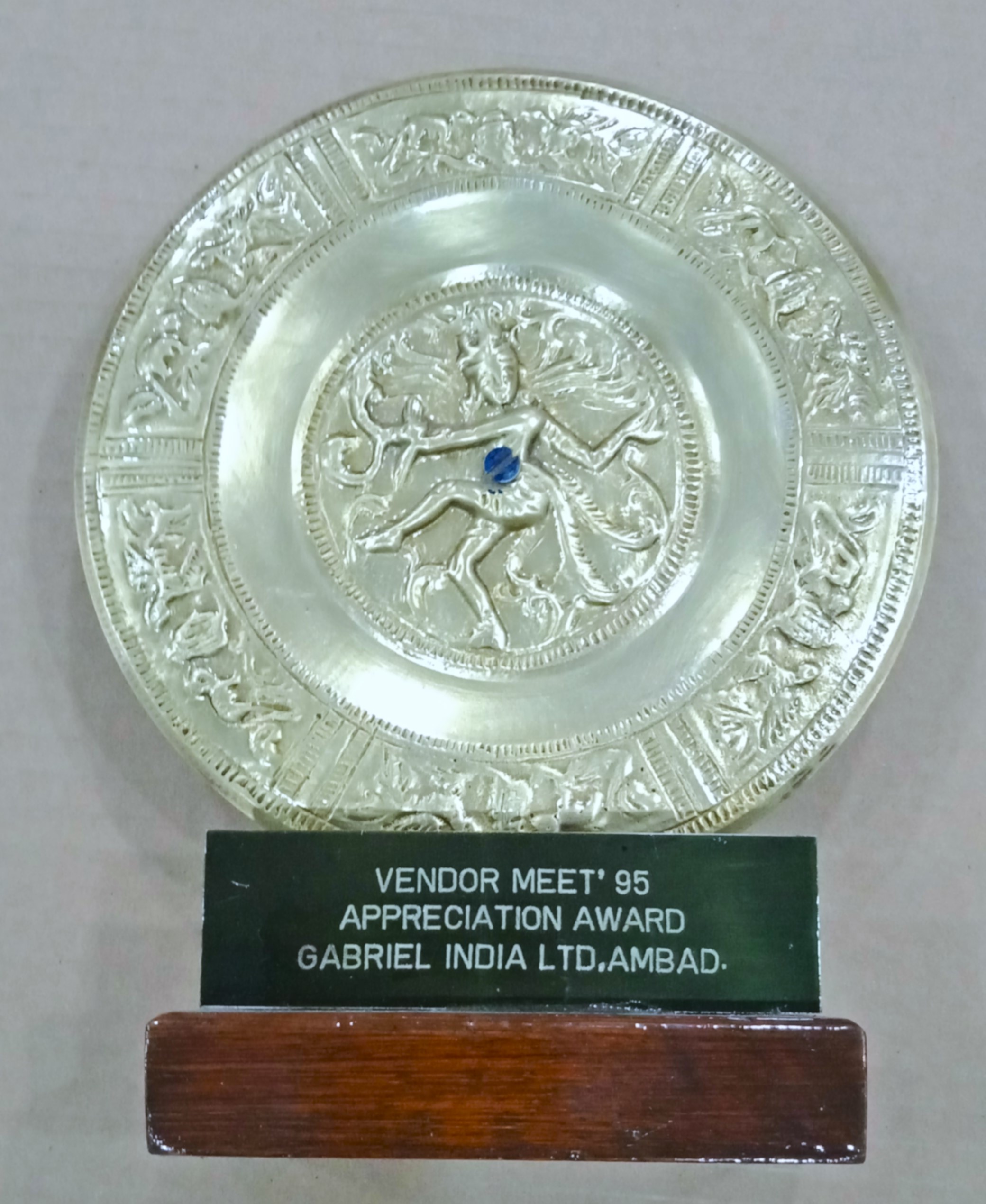 Appreciation Award by Gabriel India Ltd.